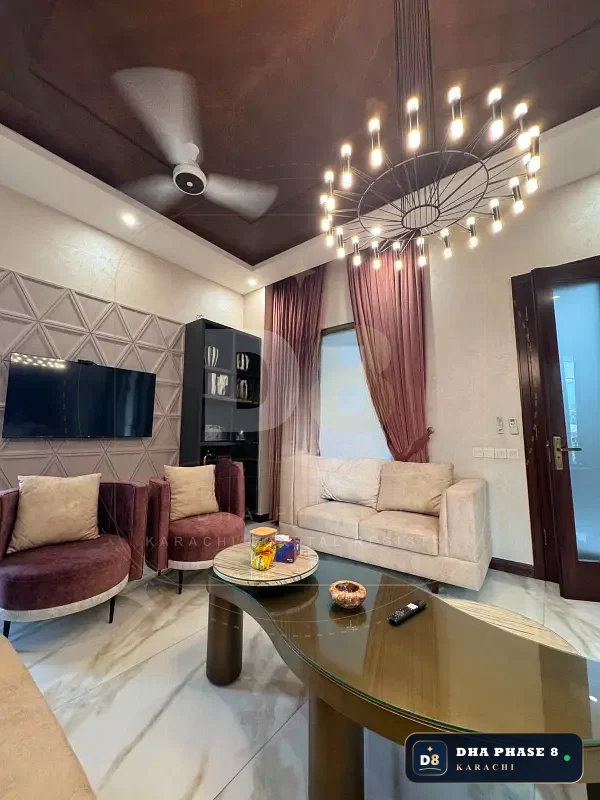 650 Sq Yd 5 Bed Designer Villa in Phase 8 | Basement, Pool & Cinema
