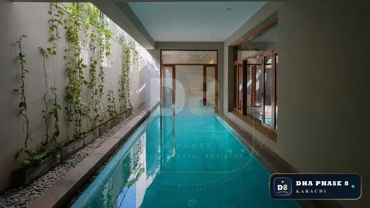 500 Sq Yd 5 Bed Designer Villa in Phase 8 | Basement, Pool & Cinema