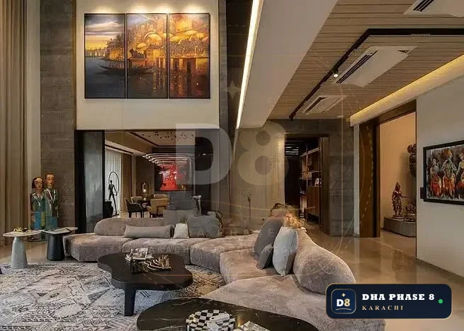 500 Sq Yd 6 Bed Designer Villa in Phase 8 | Basement, Pool & Cinema