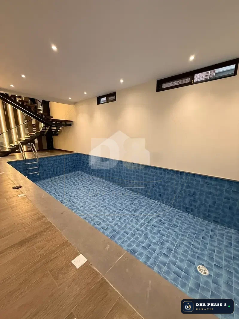 500 Sq Yd 6 Bed Designer Villa in Khayaban-e-Roomi, Zone A | Basement, Pool & Cinema