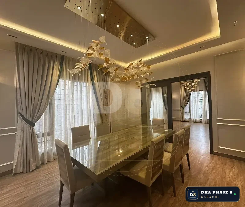 500 Sq Yd 5 Bed Designer Villa in Phase 8 | Full Basement