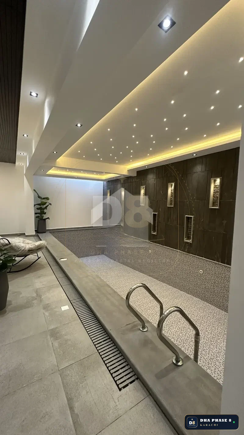 500 Sq Yd 5 Bed Designer Villa in Phase 8 | Basement, Pool & Cinema