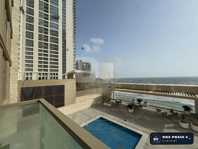 1,900 Sq Ft 2 Bed Apartment in Emaar Crescent Bay (The Views) | Direct Sea View