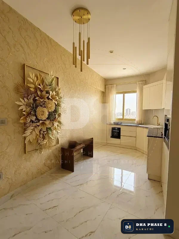 965 Sq Ft 3 Bed Apartment in Al-Murtaza Commercial