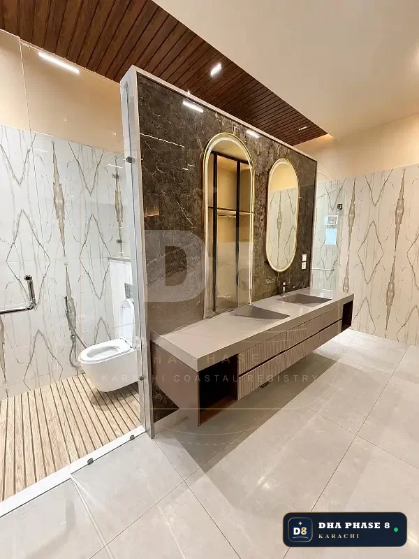 1,000 Sq Yd 6 Bed Designer Villa in Phase 8 | Basement, Pool & Cinema