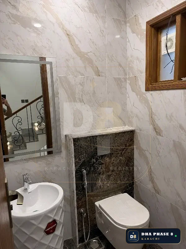 100 Sq Yd 4 Bed Designer Villa in Phase 8 | West Open