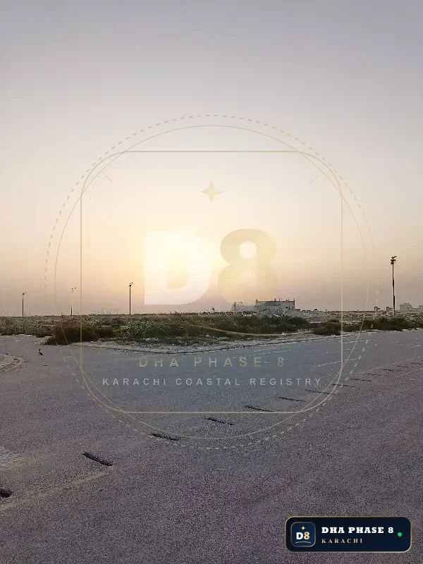 100 Sq Yd Commercial Plot for Sale in Phase 8 Extension, DHA Phase 8 | Corner Location