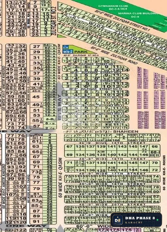 500 Sq Yd Residential Plot for Sale in Zone A, DHA Phase 8