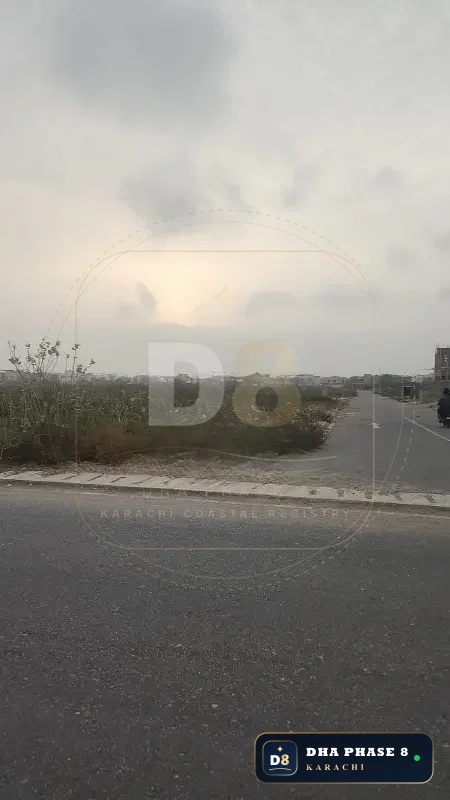500 Sq Yd Residential Plot for Sale in Zone E, DHA Phase 8 | West Open