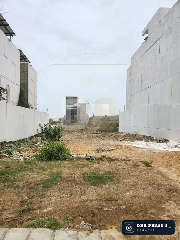 500 Sq Yd Residential Plot for Sale in Zone B, DHA Phase 8 | West Open