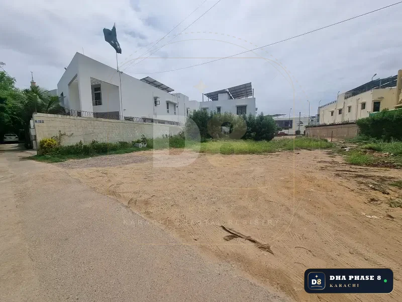 1,000 Sq Yd Residential Plot for Sale in Phase 8, DHA Phase 8