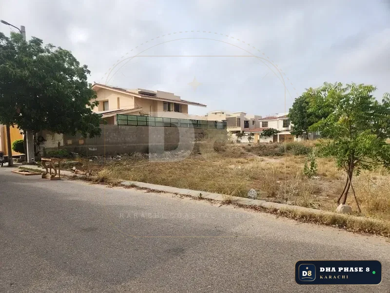 500 Sq Yd Residential Plot for Sale in Zone A, DHA Phase 8 | West Open