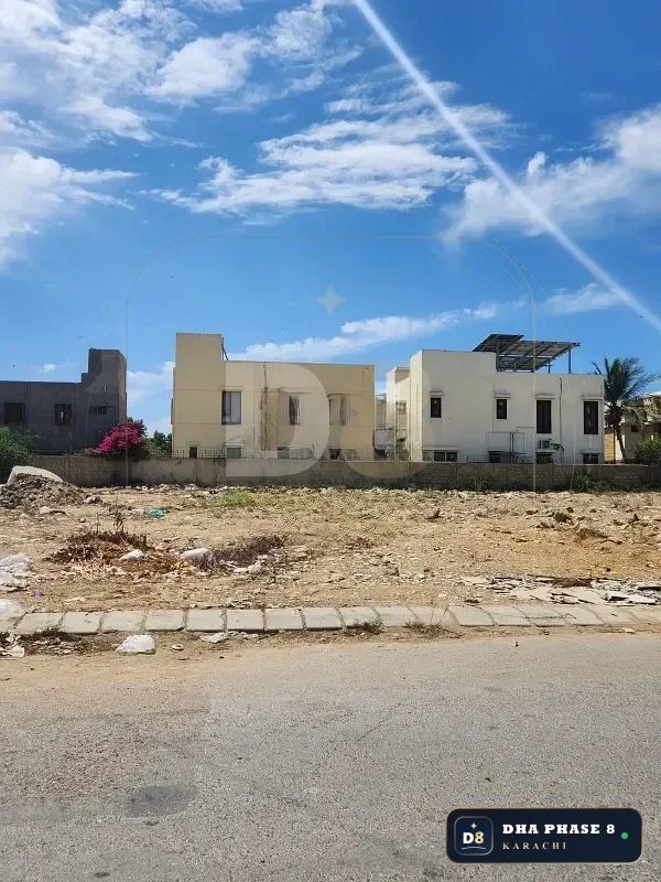 500 Sq Yd Residential Plot for Sale in Zone A, DHA Phase 8 | West Open