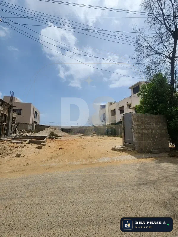 500 Sq Yd Residential Plot for Sale in Khayaban-e-Qasim, Zone A, DHA Phase 8