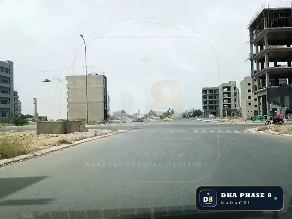 100 Sq Yd Commercial Plot for Sale in Peninsula Commercial, DHA Phase 8 | Ready to Move