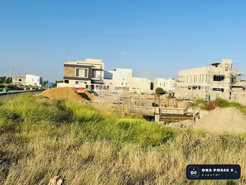 500 Sq Yd Residential Plot for Sale in Zone E, DHA Phase 8 | Corner Location