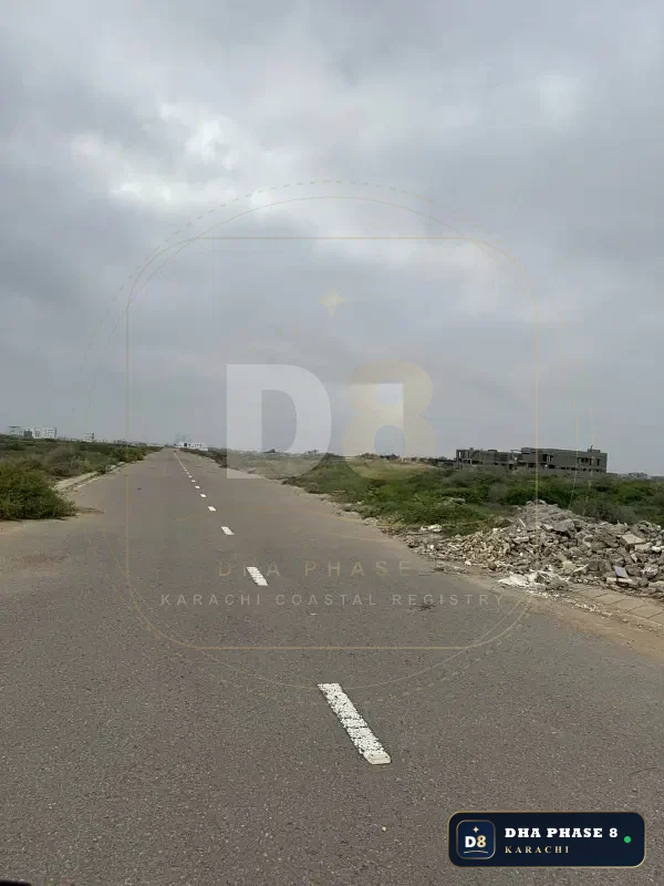 1,000 Sq Yd Residential Plot for Sale in Phase 8, DHA Phase 8 | West Open