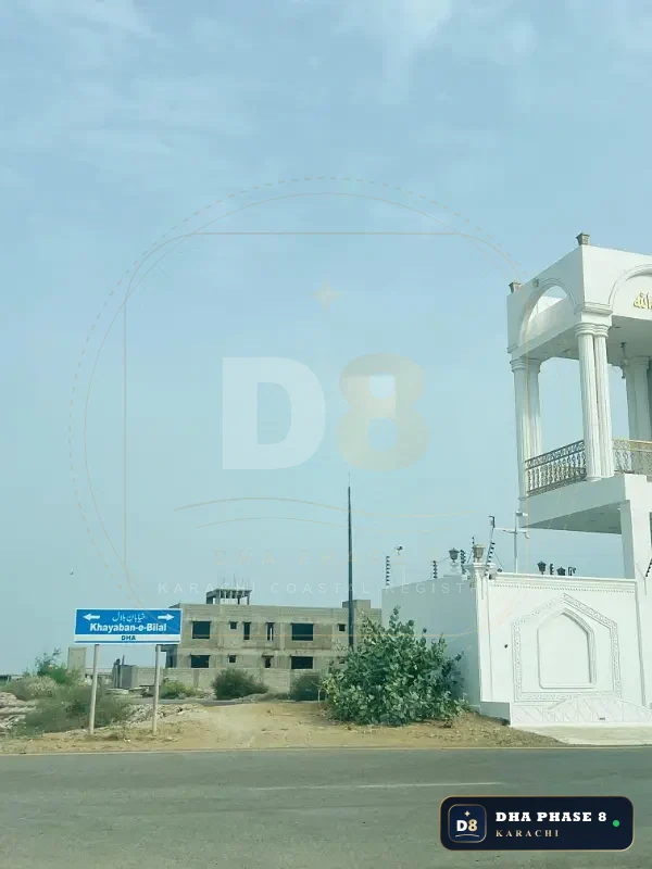 500 Sq Yd Residential Plot for Sale in Zone C, DHA Phase 8 | West Open