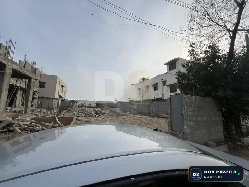 500 Sq Yd Residential Plot for Sale in Zone A, DHA Phase 8 | Corner Location