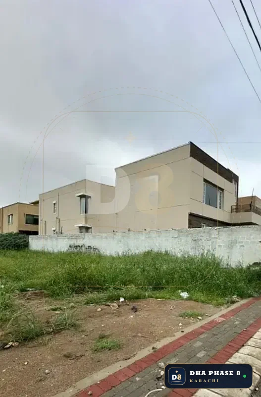 500 Sq Yd Residential Plot for Sale in Phase 8, DHA Phase 8 | West Open