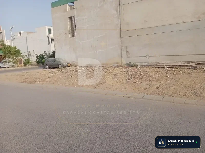 120 Sq Yd Residential Plot for Sale in Phase 8, DHA Phase 8 | West Open
