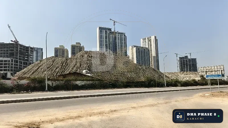 500 Sq Yd Residential Plot for Sale in Phase 8, DHA Phase 8 | West Open