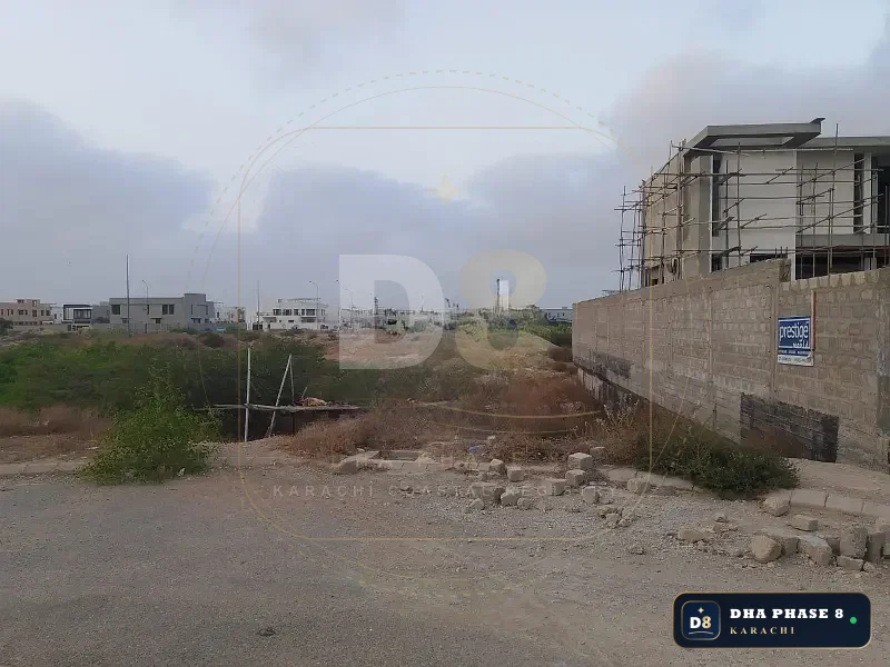 2,000 Sq Yd Residential Plot for Sale in Zone E, DHA Phase 8 | Corner Location