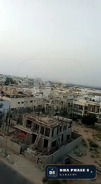 500 Sq Yd Residential Plot for Sale in Zone D, DHA Phase 8 | West Open