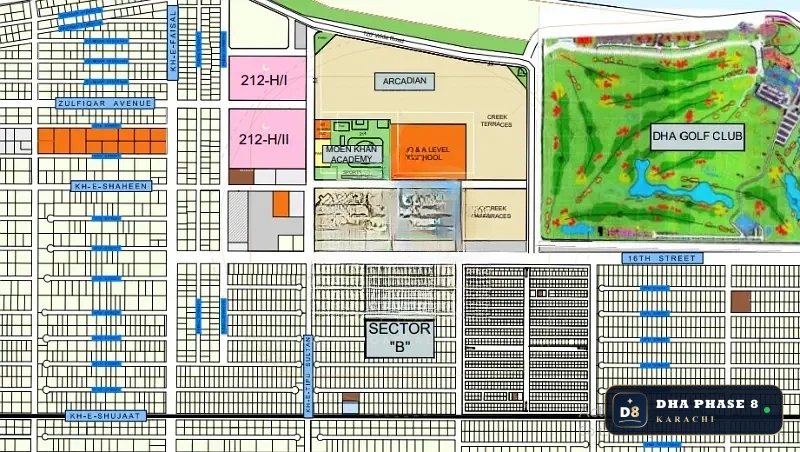 200 Sq Yd Commercial Plot for Sale in Zone A, DHA Phase 8