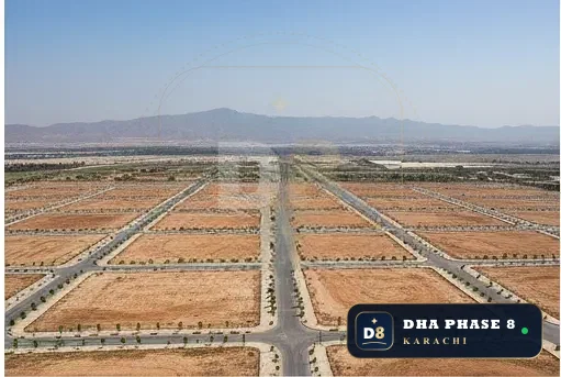 1,000 Sq Yd Residential Plot for Sale in Zone A, DHA Phase 8 | Corner Location