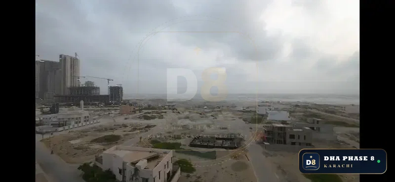 500 Sq Yd Residential Plot for Sale in Zone B, DHA Phase 8 | Direct Sea View