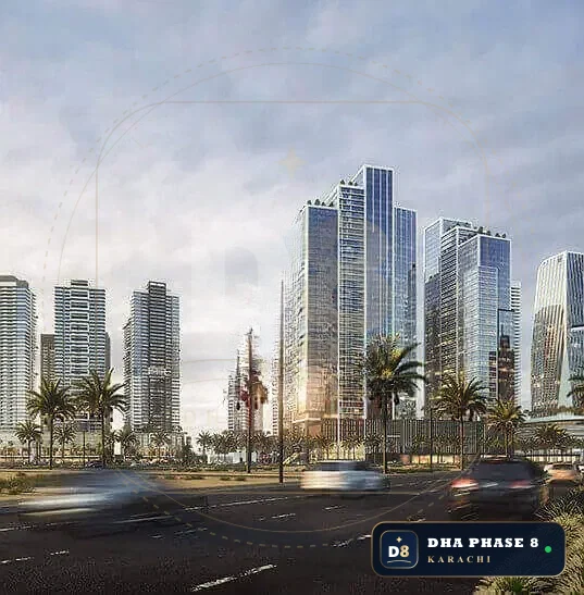 100 Sq Yd Commercial Plot for Sale in Phase 8 Extension, DHA Phase 8 | Corner Location