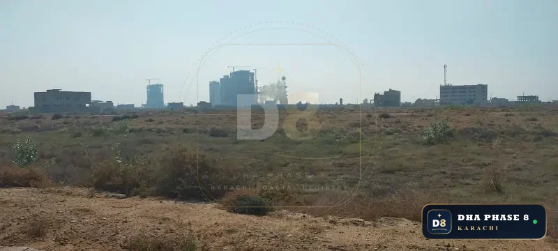 500 Sq Yd Residential Plot for Sale in Phase 8, DHA Phase 8 | Corner Location