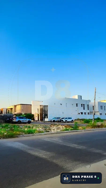 1,000 Sq Yd Residential Plot for Sale in Zone A, DHA Phase 8 | West Open