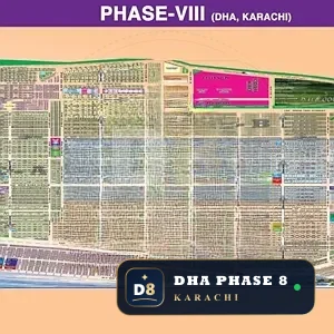 500 Sq Yd Residential Plot for Sale in Phase 8, DHA Phase 8
