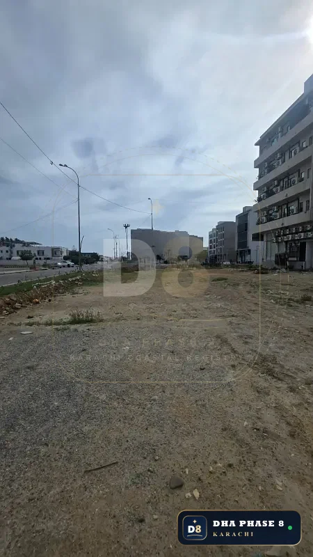 600 Sq Yd Commercial Plot for Sale in Phase 8, DHA Phase 8