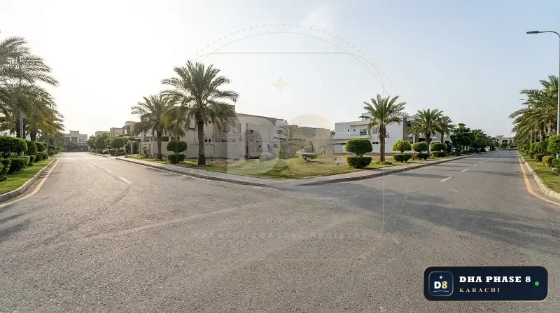 1,000 Sq Yd Residential Plot for Sale in Zone B, DHA Phase 8 | Corner Location