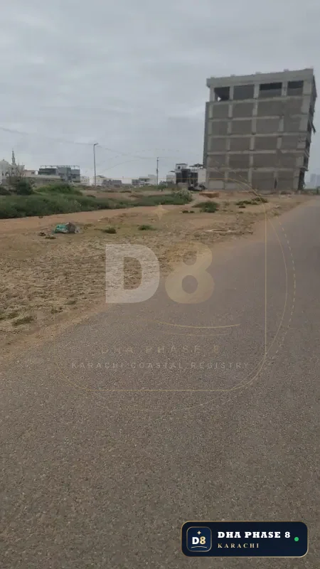 600 Sq Yd Commercial Plot for Sale in Phase 8, DHA Phase 8