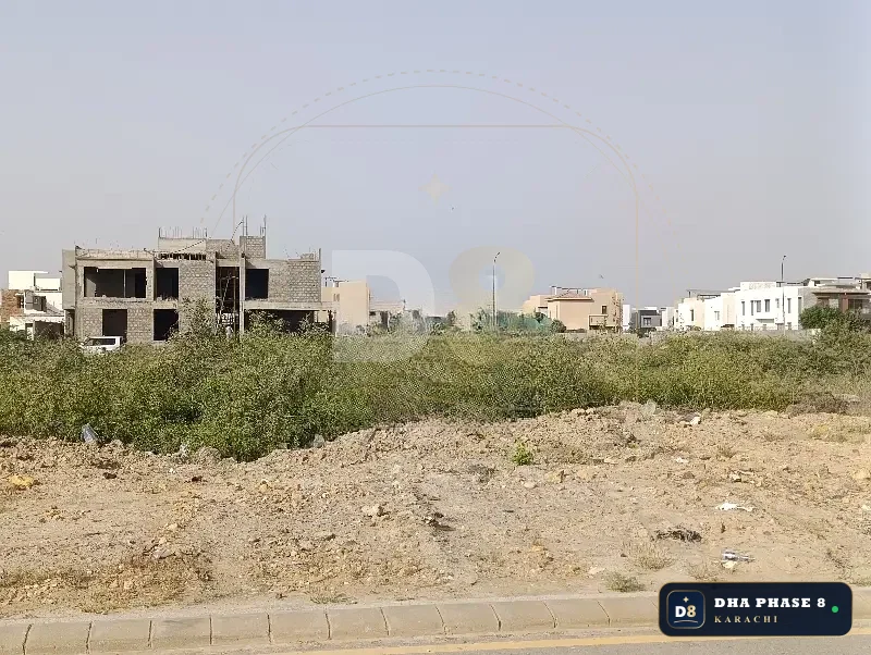 4,000 Sq Yd Residential Plot for Sale in Zone A, DHA Phase 8 | West Open