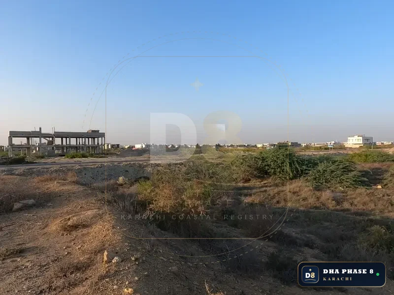 100 Sq Yd Commercial Plot for Sale in Phase 8, DHA Phase 8