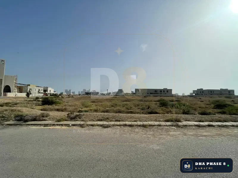 2,000 Sq Yd Residential Plot for Sale in Khayaban-e-Faisal, Zone E, DHA Phase 8 | Corner Location