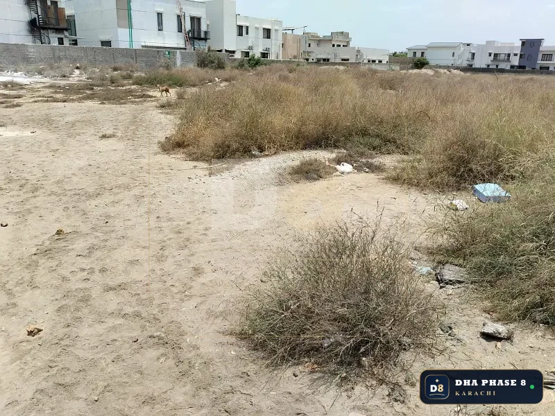 4,000 Sq Yd Residential Plot for Sale in Phase 8, DHA Phase 8 | West Open