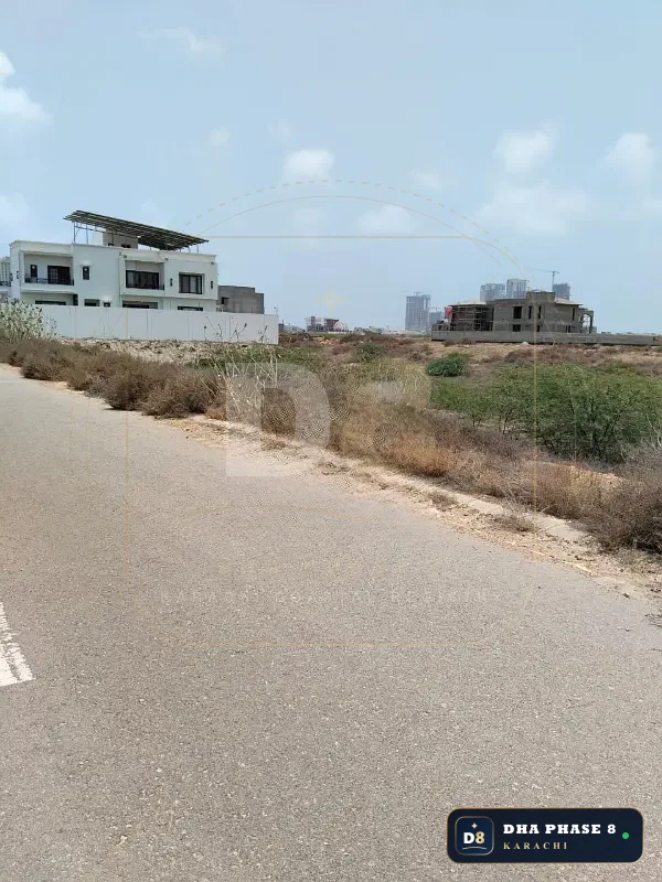 1,000 Sq Yd Residential Plot for Sale in Phase 8, DHA Phase 8 | West Open