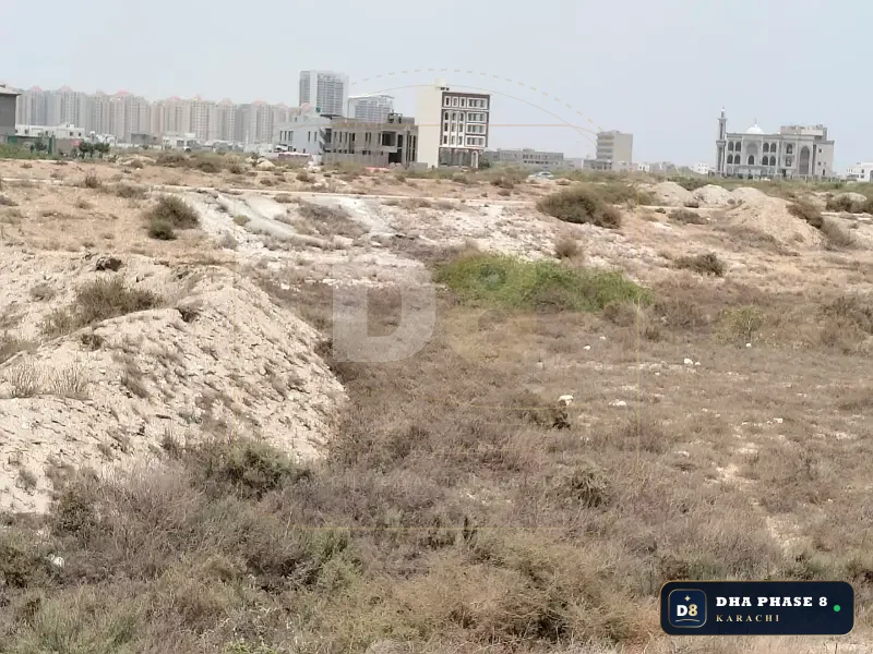 2,000 Sq Yd Residential Plot for Sale in Phase 8, DHA Phase 8 | West Open