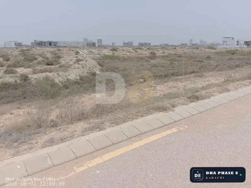 2,000 Sq Yd Residential Plot for Sale in Phase 8, DHA Phase 8 | West Open