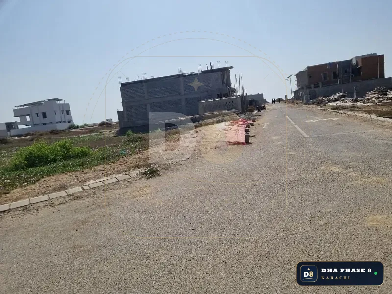 500 Sq Yd Residential Plot for Sale in Phase 8 Extension, DHA Phase 8 | West Open