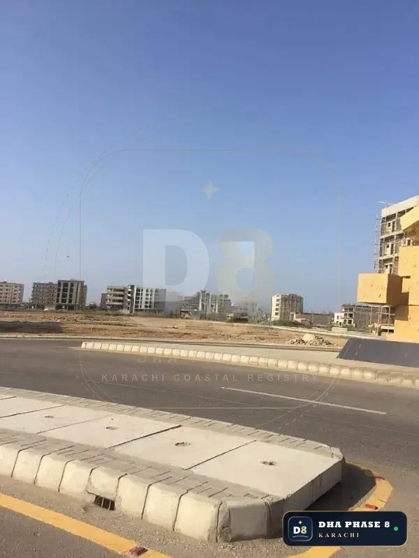 100 Sq Yd Commercial Plot for Sale in Peninsula Commercial, DHA Phase 8 | Corner Location