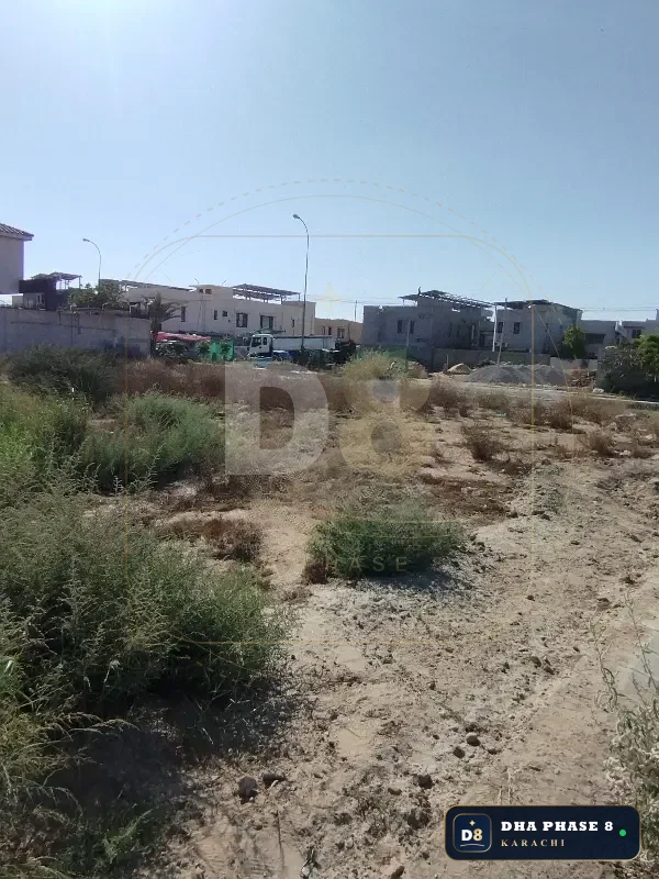 500 Sq Yd Residential Plot for Sale in Phase 8, DHA Phase 8 | West Open