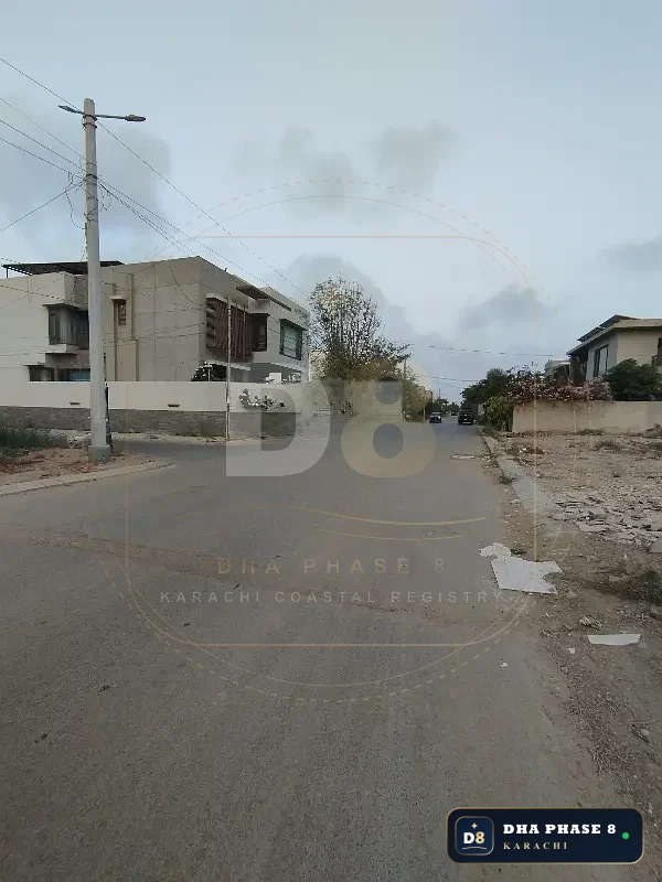 4,000 Sq Yd Residential Plot for Sale in Phase 8, DHA Phase 8 | Corner Location