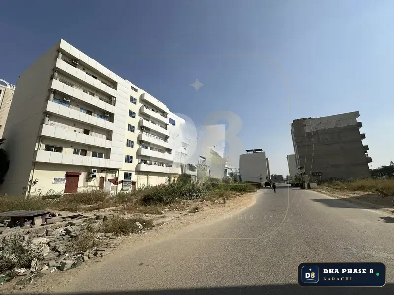 400 Sq Yd Commercial Plot for Sale in Phase 8, DHA Phase 8 | Corner Location